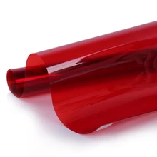 SUNICE с клеем, красные витражи, прозрачные декоративные оконные пленки, винил, шоу-рум, дизайн 50 см X 800 см, сделай сам, самоклеющиеся