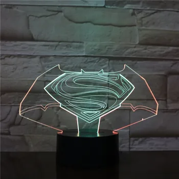 

3D Usb Led Night Light for Children Table Lamp Battery Powered Night Light with Sensor Customize Dropshipping