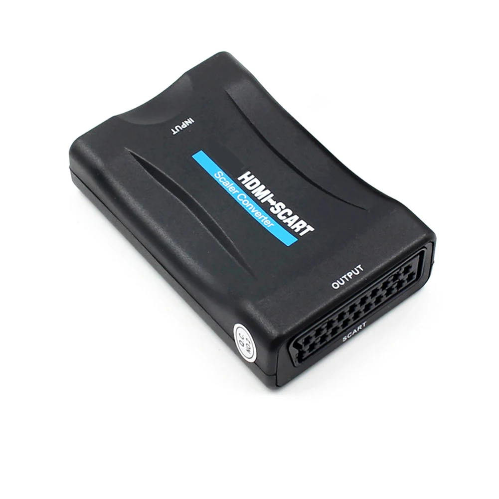  Scatola originale 1080P HDMI a SCART Video Audio di Alto Livello Convertitore AV Adattatore di Segn
