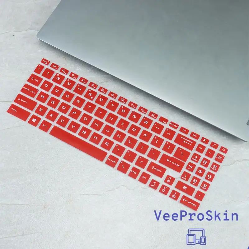 Силиконовый чехол для клавиатуры MSI GL66 Pulse Katana GF76 GL76 GF66 2021 защитный игрового