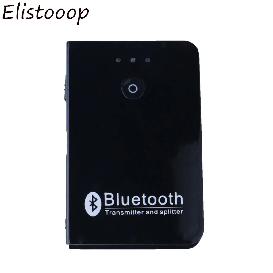 Bluetooth передатчик и сплиттер беспроводной A2DP аудио музыкальный адаптер 3,5 мм Портативный аудиоплеер беспроводной адаптер