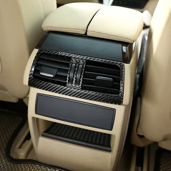 

Carbon Fiber Car Interior Rear Air Conditioning Vent Outlet Frame Cover Trim for BMW E70 E71 X5 X6 Accessories