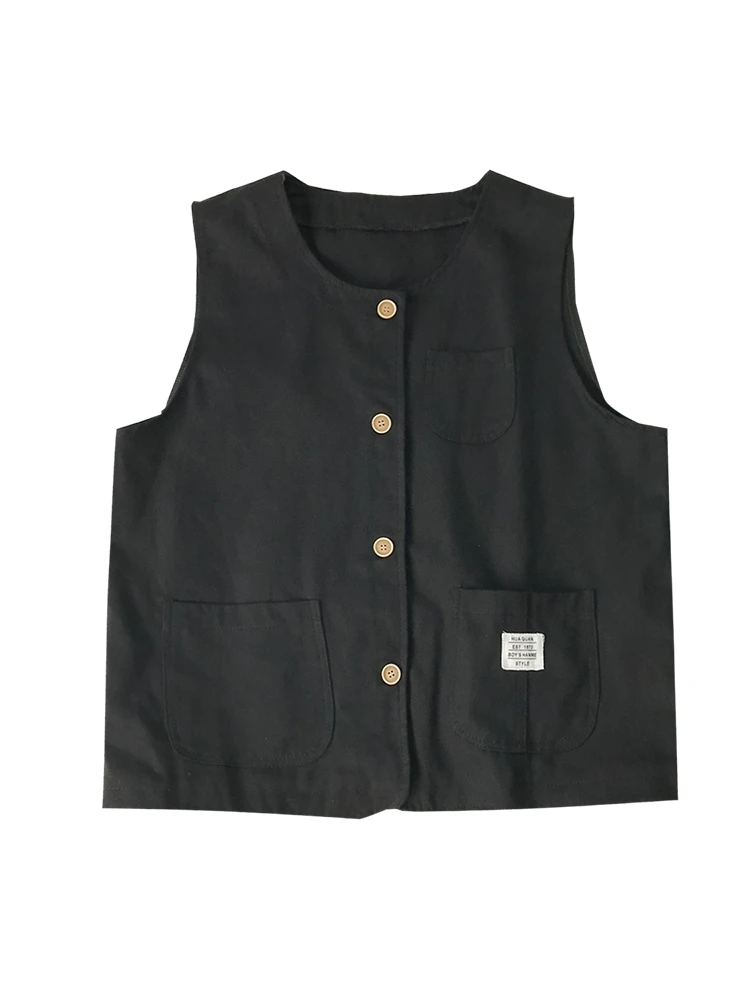 

Overalls vest female Spring and Autumn New Korean version BF wind INS ultra hot student sleeveless vest summer