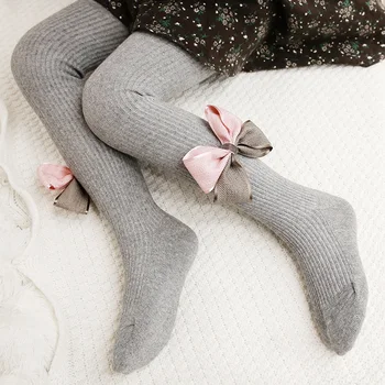 

2019 New Toddler Kids Baby Girl Boys Bowknot Cotton Warm Tights Stockings Pantyhose Kids Girls Stretch Soft Elastic Stockings
