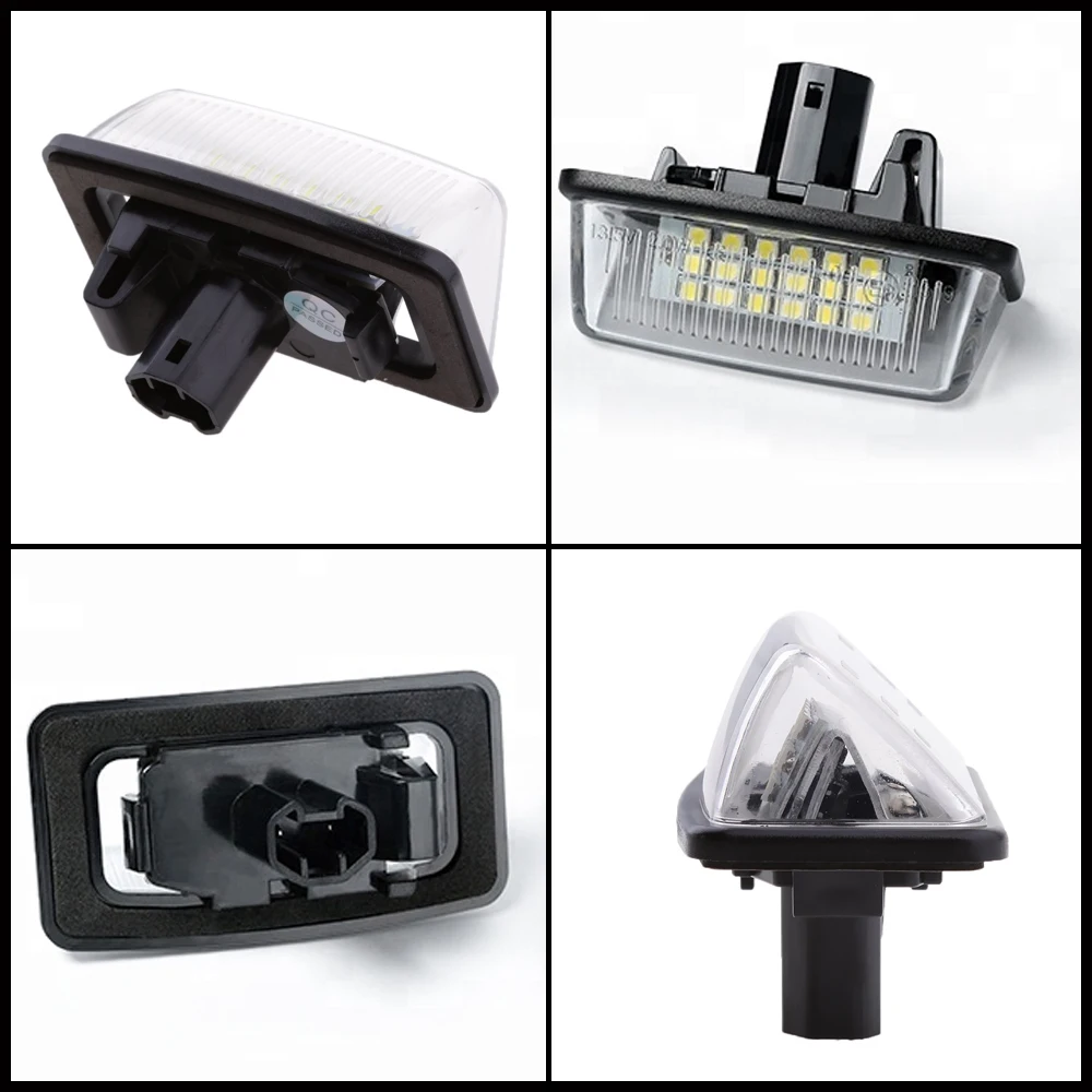 2 шт. номерные знаки для Toyota Corolla Crown Camry Aurion Alphard Noah Vios Tarago Previa Wish Starlet Number лампа белого цвета