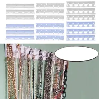 

Jewelery Storage Hooks Adhesive Paste Hanger Rack Ornaments Display Sticky Hook