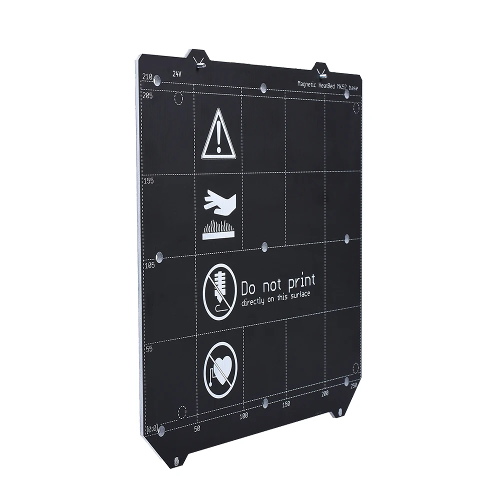 Клон Prusa I3 MK3 кровать с подогревом MK52 Магнитная панель 24 В и пружинная стальная пластина текстурированная пей пленка 3D печать платформа комплект heatкровать - Цвет: Type1