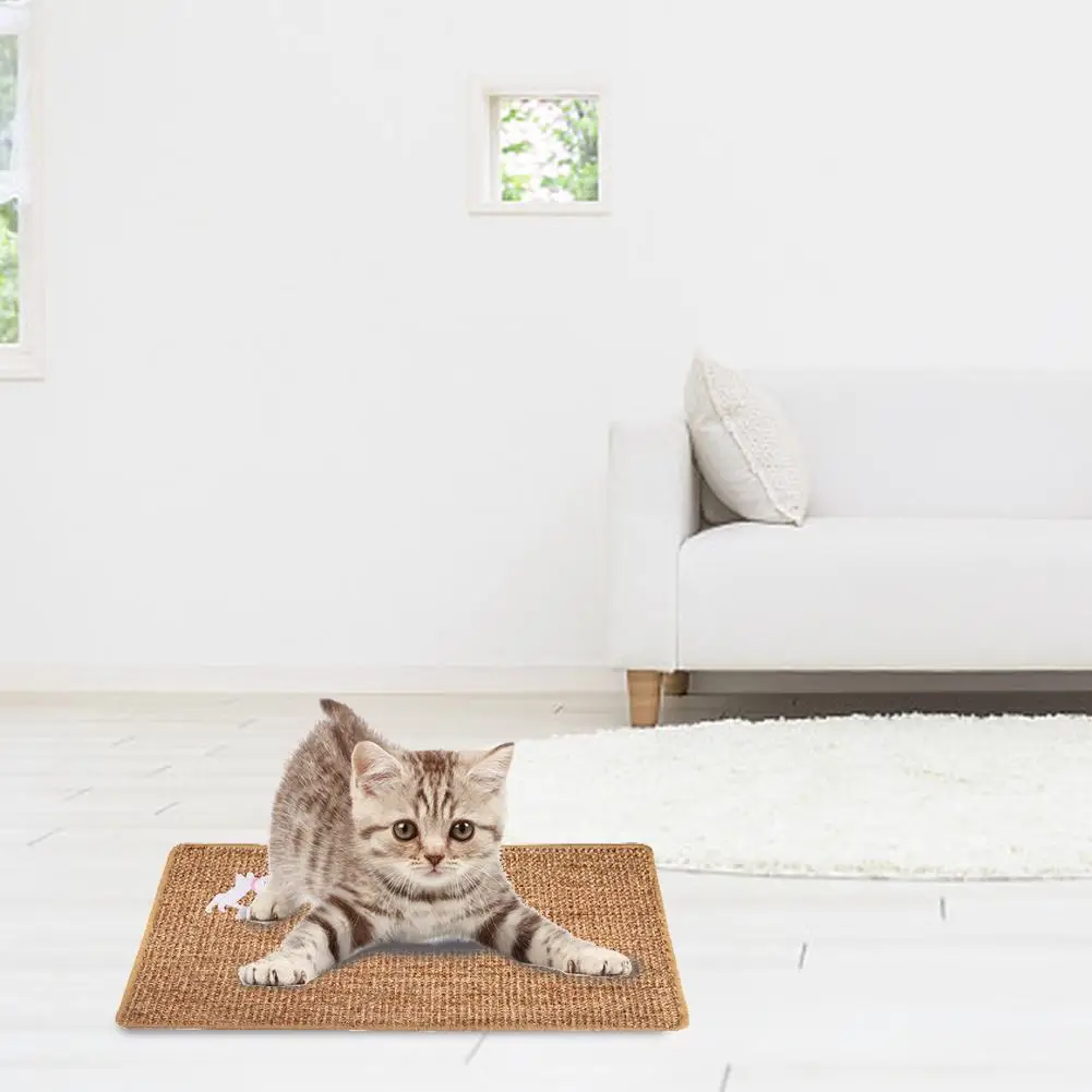 Grinding Claw Pad Guard Table Legs Pet Carpet Sofa Saver Innovative Sisal Pad Cat Scratch Board Cat Scratching Mat