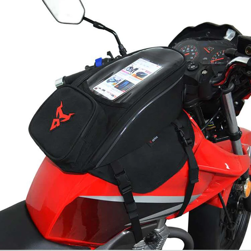 Motocentric 마그네틱 오토바이 방수 가방, 오토바이 연료 탱크 가방, 네비게이션 범용 오토바이 도구 배낭, 휴대용
