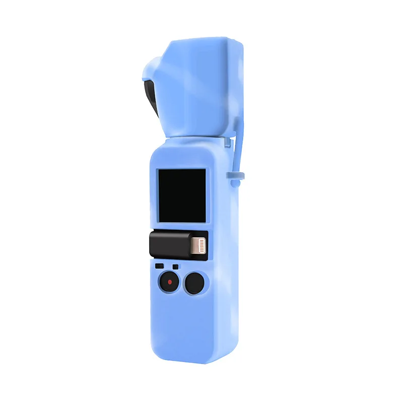 3 в 1 мягкий силиконовый защитный чехол с шейным ремешком для DJI OSMO Pocket Handheld Gimbal аксессуары для камеры