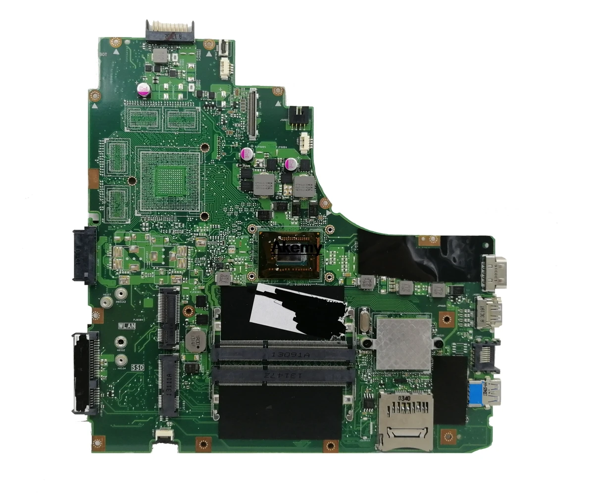 K46CA материнская плата для ноутбука ASUS K46C K46CM K46CB S46C A46C I3-CPU оригинальная материнская плата тесты ok