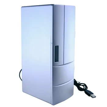 

Portable Refrigerator USB mini fridge Box heating Refrigerated Coke Cosmetic Refrigerator Cold Preservation Box office gadgets