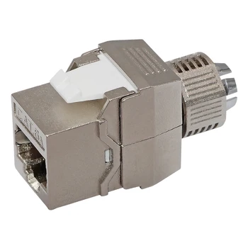 

30 Pieces New Type High Quality FTP Cat 6A Keystone Jack Fluke Passed for Network Cable,Patch Panel,Plug,Faceplate,Surface Box