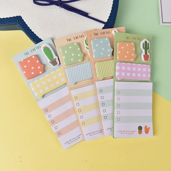 

1pcs Sticky Note Plan List Memo Pad N Times Sticky Notes School Supply Bookmark Label Color Randomly