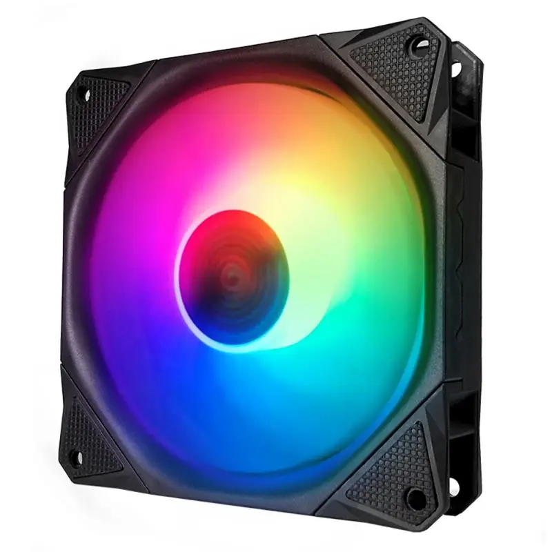 ПК настольный компьютер кулер бесшумный вентилятор чехол RGB Mute волшебное изменение цвета с контроллером - Цвет: A