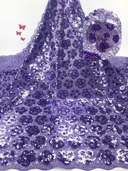 

African cord lace guipure Embroidery Lace Fabric For evening dress.High quality french mesh lace fabric 5yards/lot