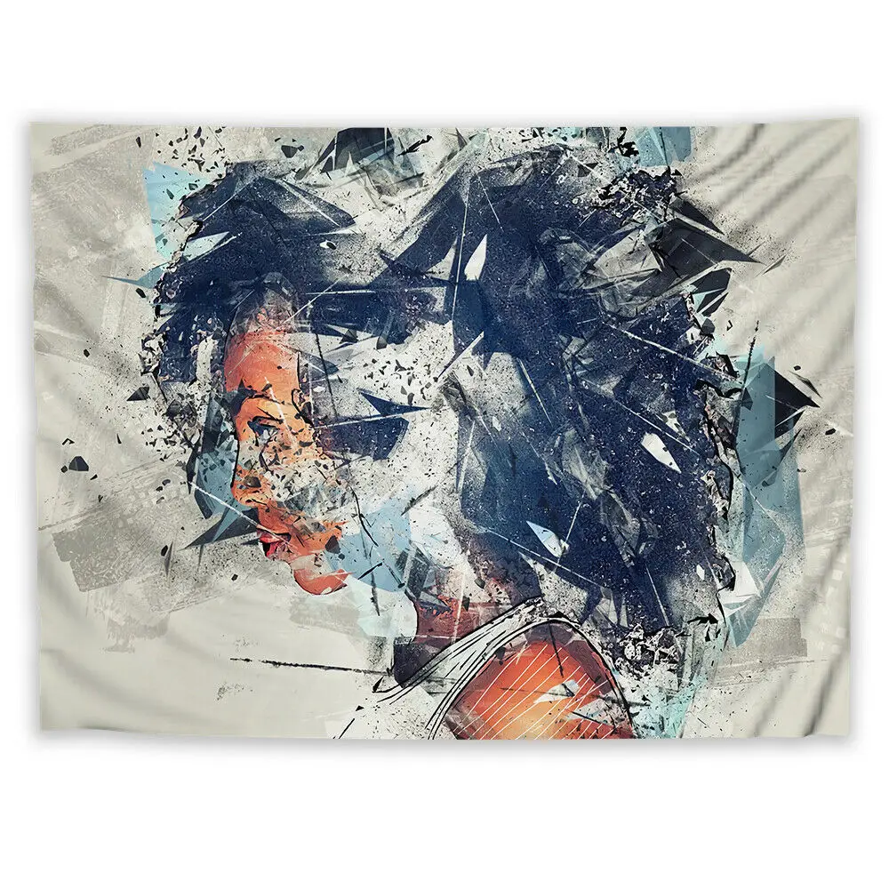 Пользовательские абстрактные девушки Wandteppich Kunst Wandbehang Tisch Wohnkultur
