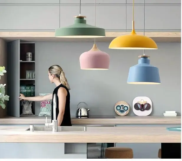 Techo Colgante Lampade A Sospensione Moderne дизайн Кухня Лампа Luminaria Лофт Lampen Современная Подвеска светильник подвесной