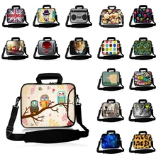 Противоударный 10/12/13/14/15/17 ноутбук с алюминиевым корпусом через плечо для портативного компьютера Портфели сумка чехол для Dell XPS 17 Macbook Pro 13,3 HP Chromebook ПК