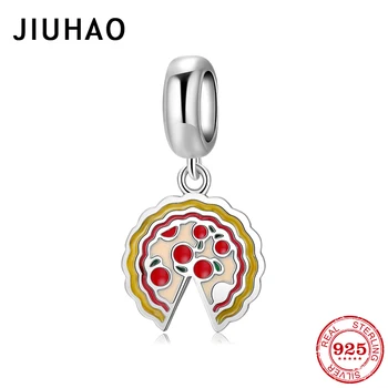 

925 Sterling Silver Round bean face lovely charms pendants Fits Original Designer Charms Bracelet Jewelry making