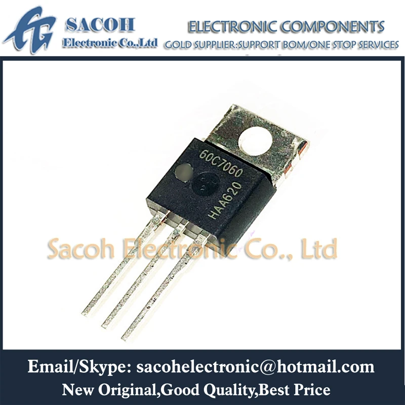 10 шт. IPP60R060C7 IPA60R060C7 IPB60R060C7 60C7060 TO-220 Металл оксид полупроводниковый полевой транзистор