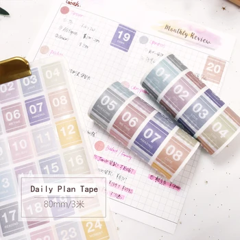 

Washi Tape Cute Bullet Journal Masking Tape Daily Decorative Adhesive Tape DIY Sticker Scrapbooking Stationery Escolar Papelaria