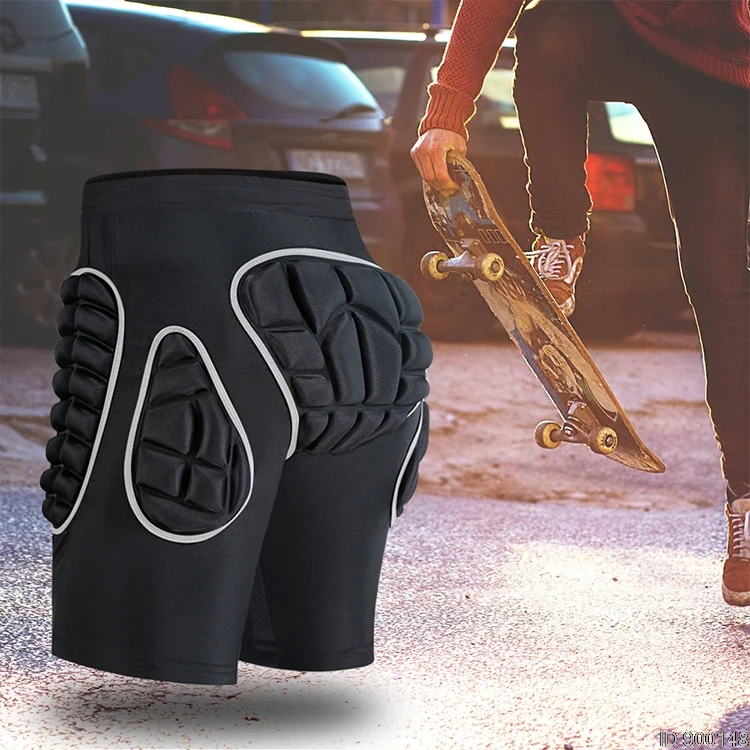 WOSAWE защита от ударов бедра для скейтбординга утепленные шорты EVA мягкие шорты для сноуборда лыжного катания на попе защитная накладка