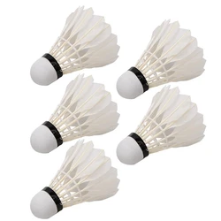5 Pcs Professional Badminton, Recycled Head Badminton, Used for Outdoor and Indoor Badminton Training