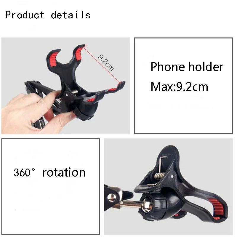 Dobrável para Celular Suporte para Celulares Tripé para Gravação de Vídeo em Vivo Suporte - Image 4