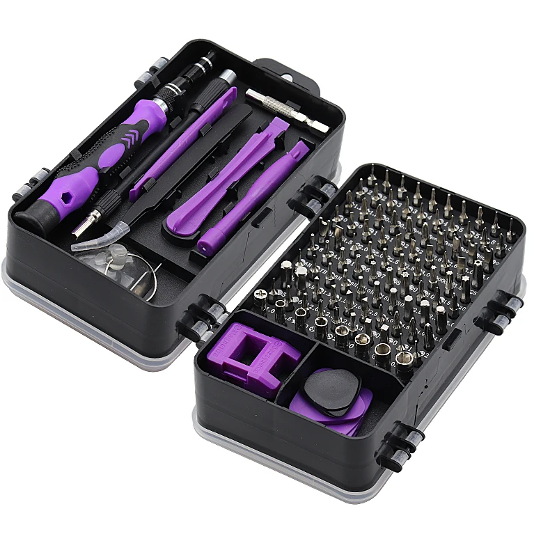 Color : 115 Gray Precision 115-in-1 Magnetic Plum Blossom Hexagon Head Screwdriver Head Insulated Multi-function Tool For Phone Repair Tool Kit Screwdriver Set 