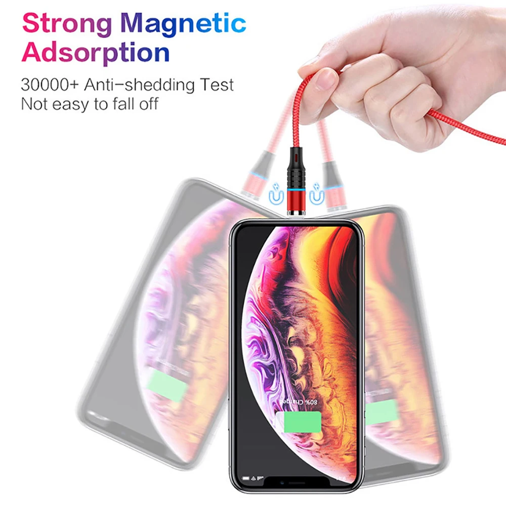 MAYROUND 3AFast зарядка Магнитный Micro usb type C кабель зарядное устройство для huawei mate 30 P30 Lite Pro мобильный телефон зарядка USBC шнур