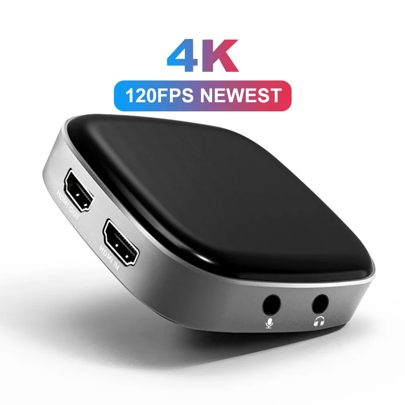 Новейшая 4K 120Fps Mini Hd Usb Hdmi Vedio 3 0 карта захвата игр 1080 60Fps Pro Dvr видео для прямой