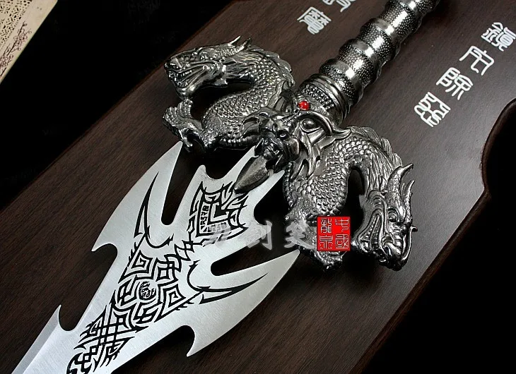 

Hanging plate sword town house evil decoration wall board sword home decoration products are not edged