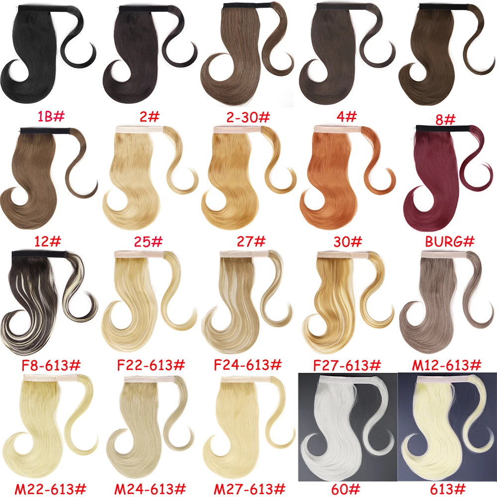MERISIHAIR Synthetic Long Straight Wrap Around Clip In Ponytail Hair Extension Heat Resistant Pony Tail Fake Hair fake hair extensions