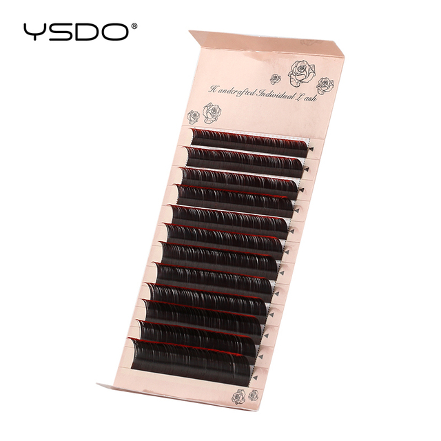 color Russian Volume Eyelashes Extension Curl eyelash extension mink lashes Individual eyelashes makeup tool fake lashes