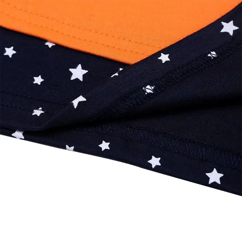 Комплект из 4 предметов на Хэллоуин для маленьких мальчиков и девочек, боди с длинными рукавами и принтом летучей мыши, костюм толдлера