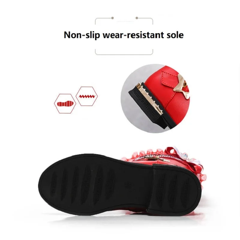 Ботинки для девочек новинка 2020 модные весенне зимние элегантные длинные ботинки