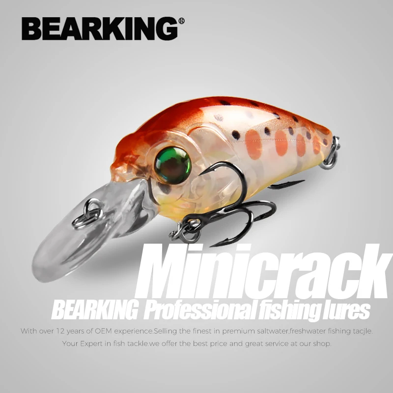 BEARKING популярная модель профессиональная рыболовная приманка A + мини блесна