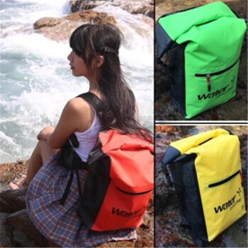 25L Outdoor Waterproof Swimming Bag Backpack Bucket Dry Sack Storage Bag Rafting Sports Kayaking Canoeing Travel Waterproof Bag (7)