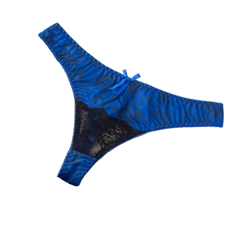Julexy, размеры s, m, l, X, XL, сексуальные стринги, выдалбливают, нижнее белье, трусы танга, для девушек, низкая талия, хлопок, удобные стринги, женские трусики - Цвет: Синий