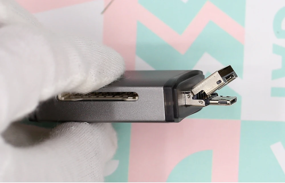Usb-концентратор Pingle 3 в 1 с кардридером USB2.0 type-C Micro USB HUB OTG для мобильного телефона и ПК