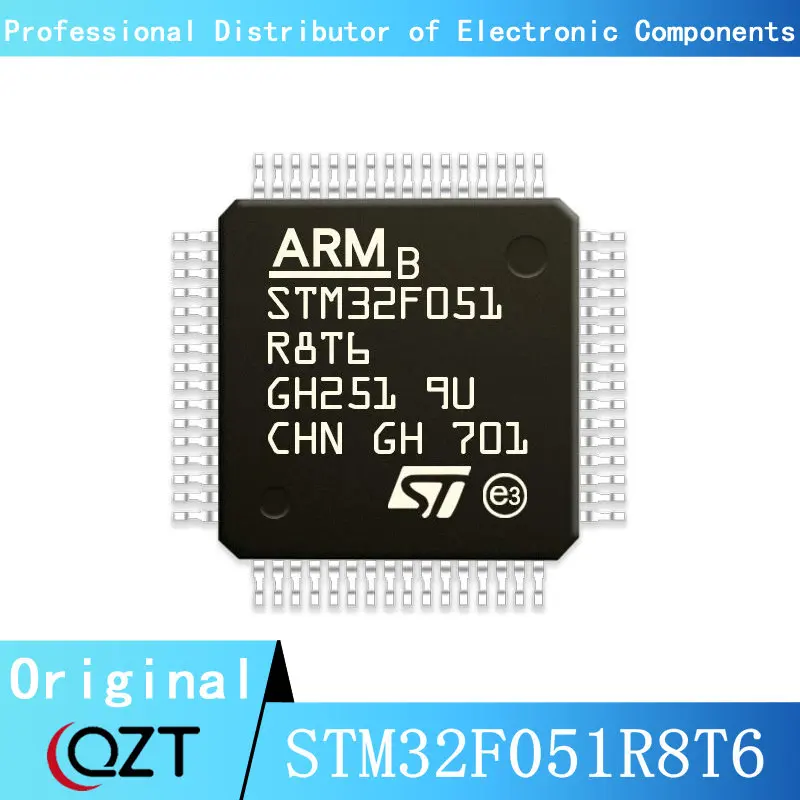 10pcs/lot STM32F051 STM32F051R8 STM32F051R8T6 LQFP-64 Microcontroller chip New spot