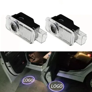 

2 pièces pour AUDI OEM voiture Logo LED lampe de projecteur de lumière de porte pour tous les modèles de voiture AUDI