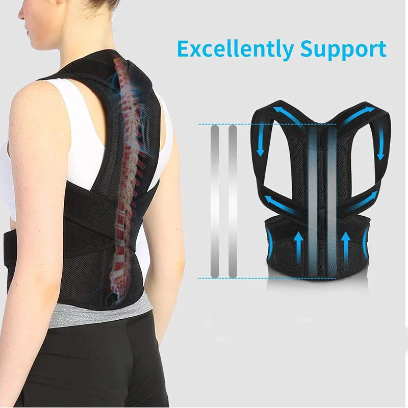

2019 Posture Correctors For Men Women Back Clavicle Spine Back Shoulder Lumbar Support Corset Correction Posture Orthopedic Belt