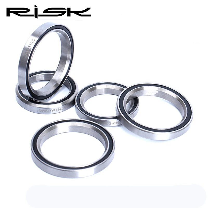 Bike Headset Bearings RISK 41/41.8/47/49/51/52mm MTB Road Bicycle Repair Steel Parts Accessories