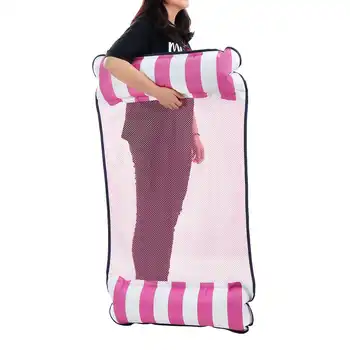 

Water hammock recliner inflatable floating Swimming Mattress sea swimming ring Pool Party Toy lounge bed for swimming