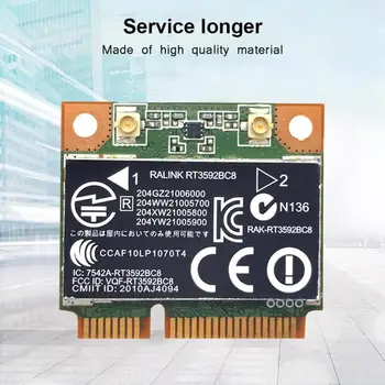 

RALINK Rt3592 rt3592bc8 Dual band 300Mbps Wifi half Mini 630813-001 For hp Card 4230s 4430s SPS: 4730s 4530s Wireless PCI-E W1U5