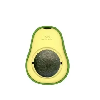 Avocado Catnip Wall Ball Cat Toys Catnip Edible Licking Balls Snack Healthy Rotatable Treats Toys Kitten Playing Toy Cat Supply 