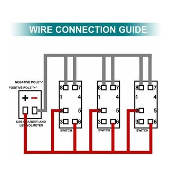 

IP67 Rocker Switch Panel kit 12V / 24V Vehicle Caravan With USB Car Boat