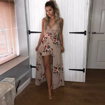 

Explosion 2020 Summer Hot Printing Sling Piece Culottes 0456